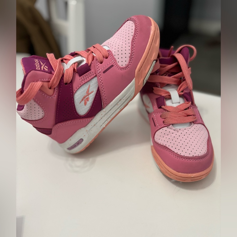Reebok Kids Pink High-Top Sneakers